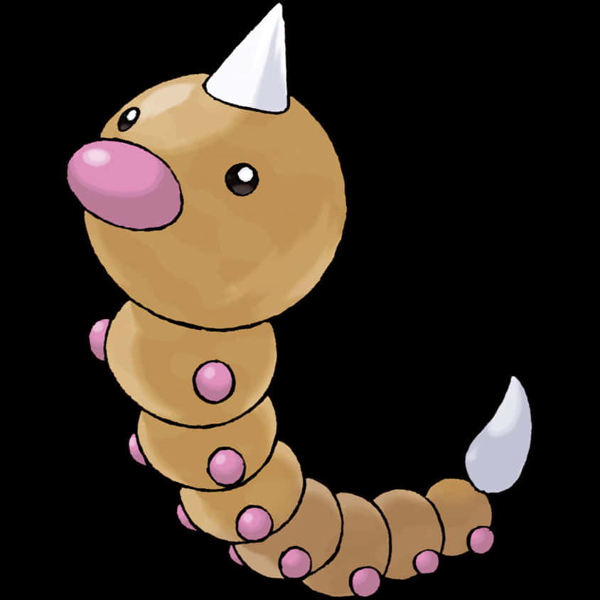 Weedle Pokemon Illustration Background