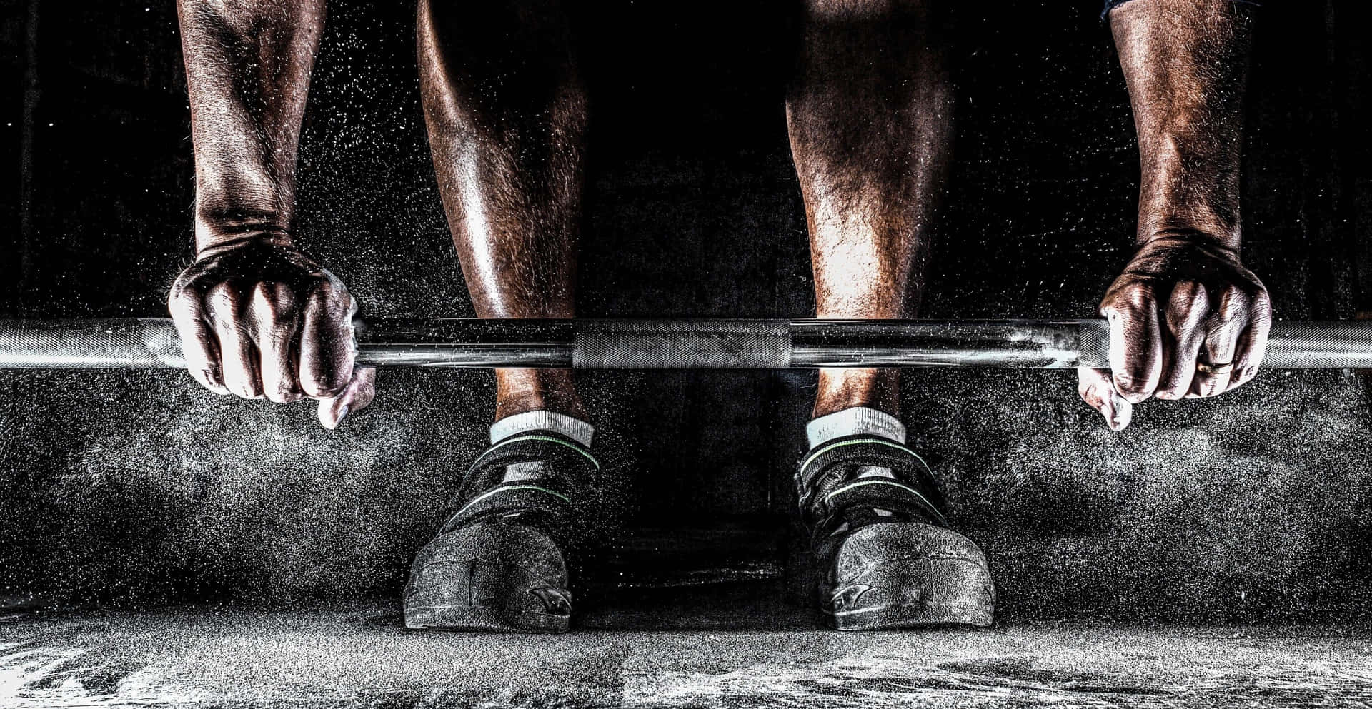 Weightlifting Preparation Gripand Stance Background