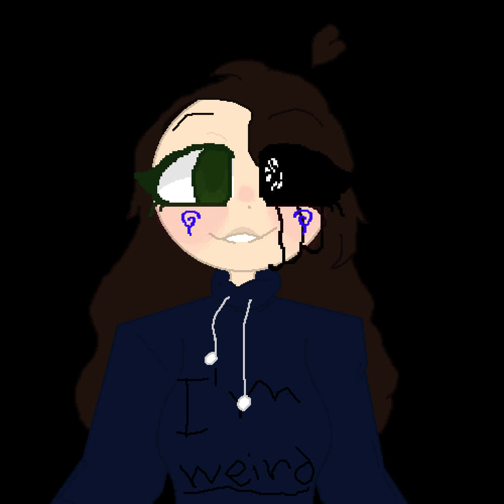 Weird Pfp Of Crosseyed Woman Background