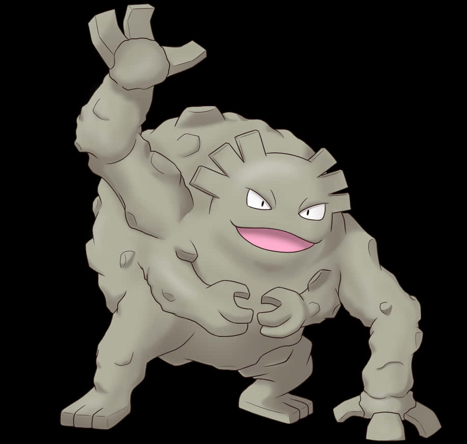 Weird Smile Of Graveler Background
