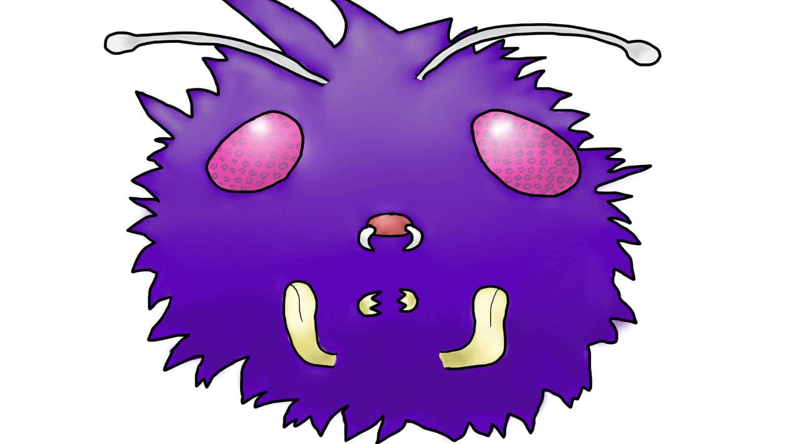 Weird Venonat Drawing Background