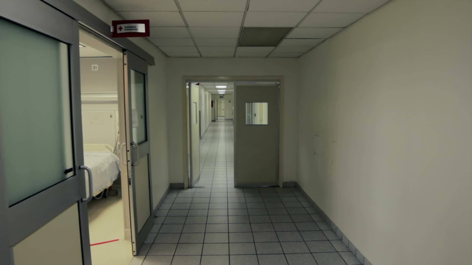 Weirdcore Hospital Hallway Background