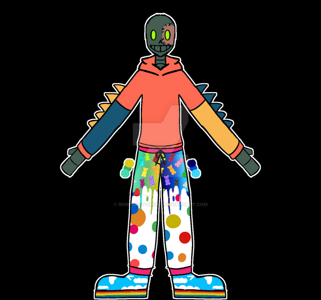 Weirdcore Pfp Green Lifeform