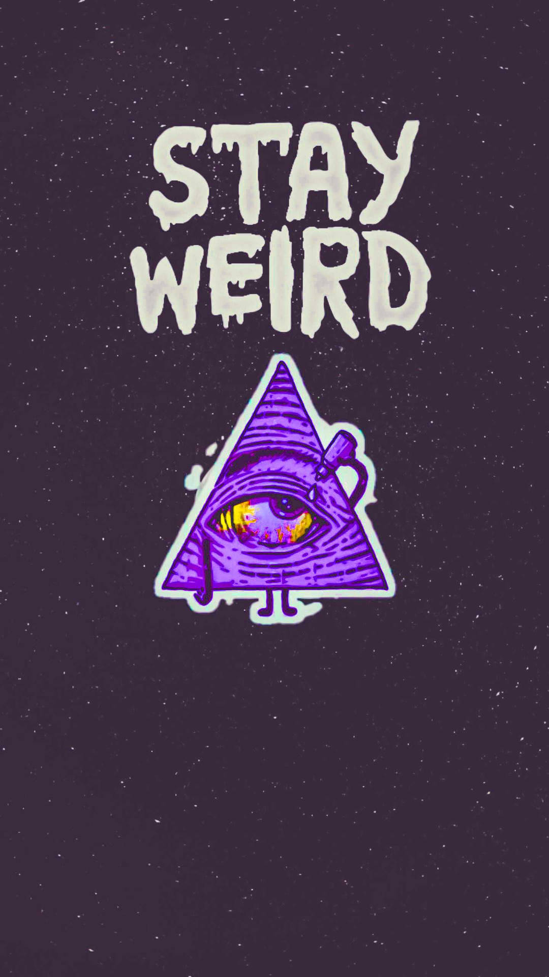 Weirdcore Pyramid With Eyes