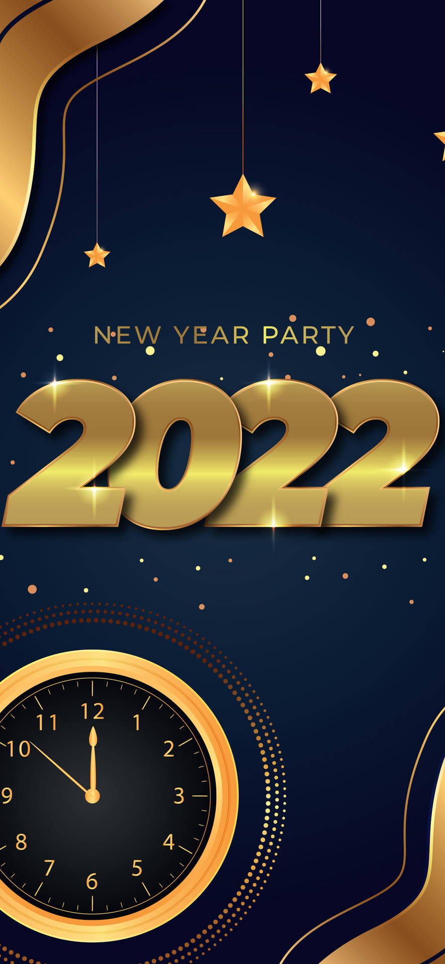 Welcome 2022: A Glittering Celebration Background
