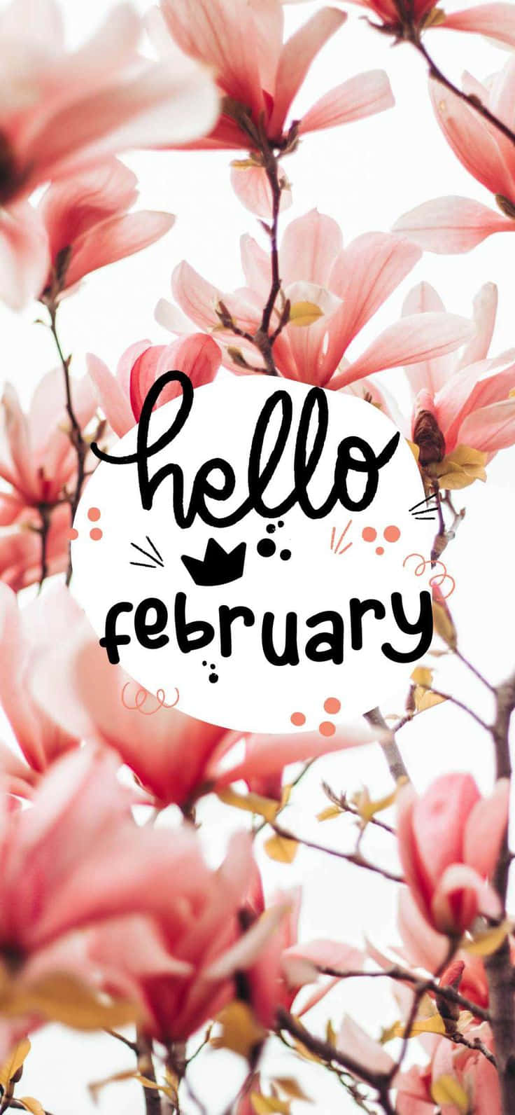 Welcome February - Time For Fun And Renewal Background