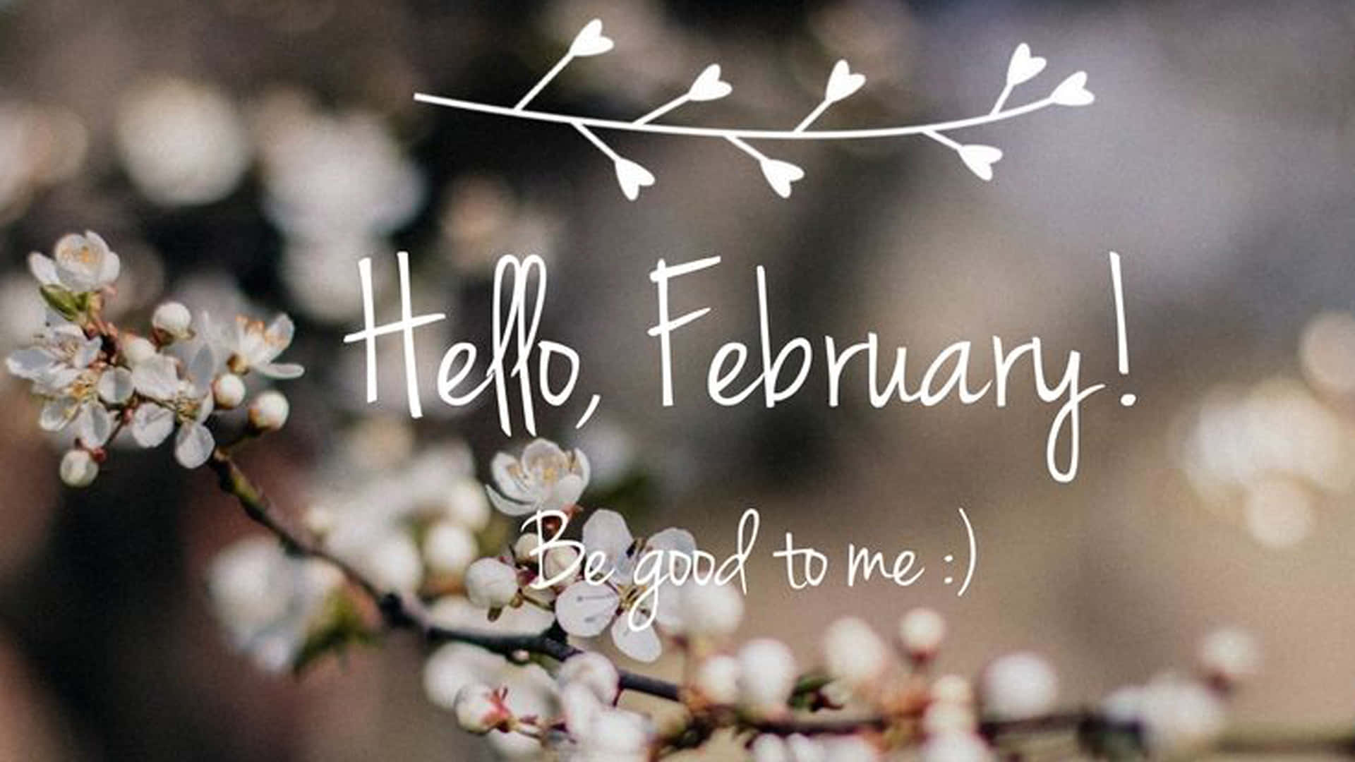 Welcome February Background