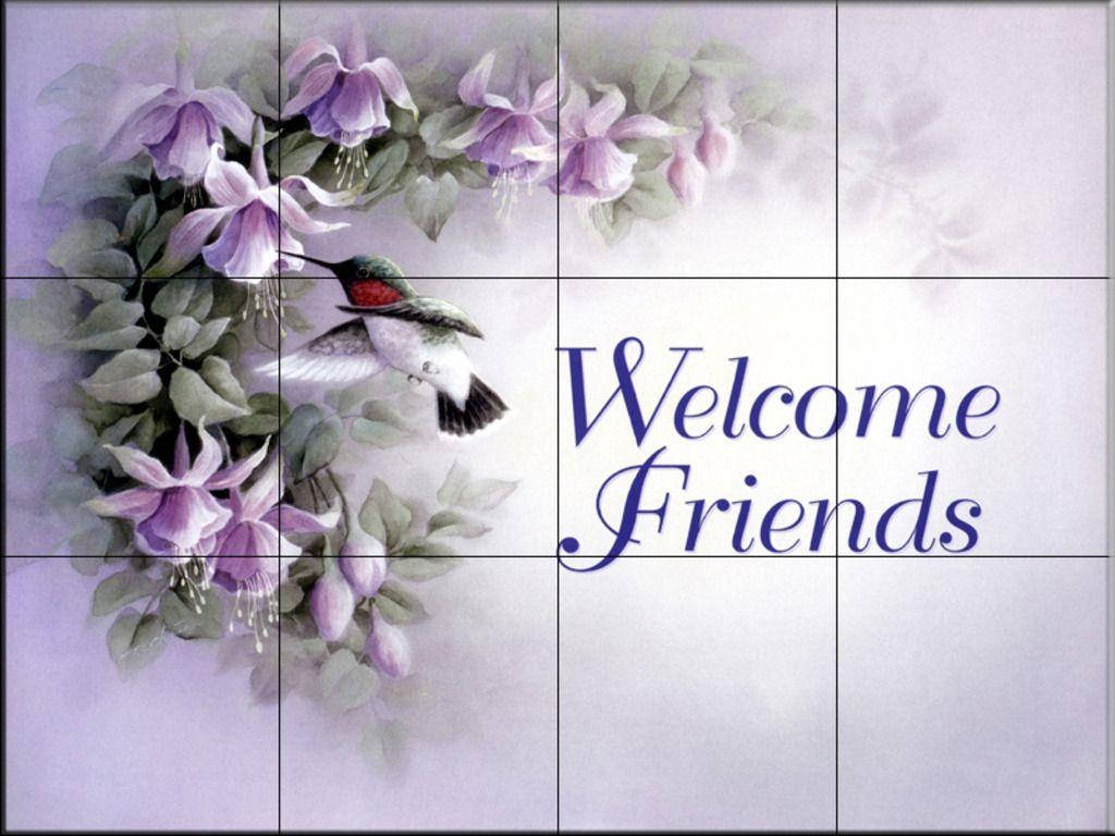 Welcome Friends Poster