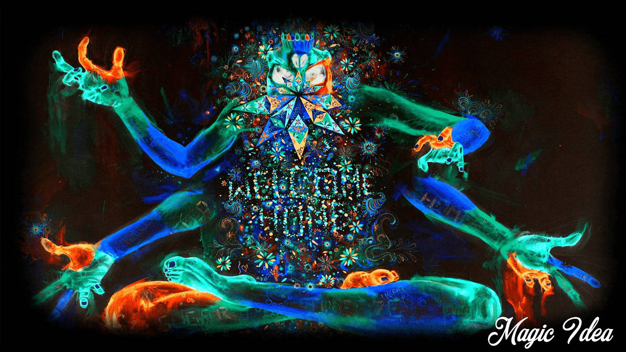 Welcome Home Psychedelic Background
