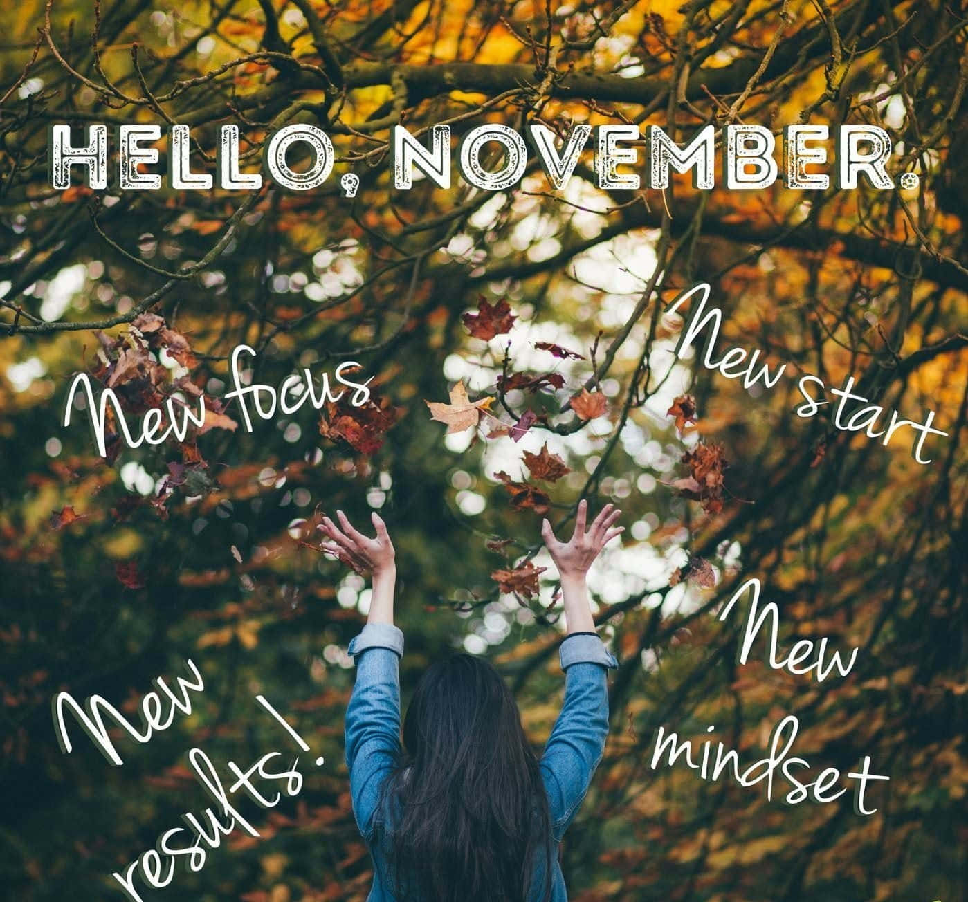 Welcome In The Warmth And Joy Of November! Background