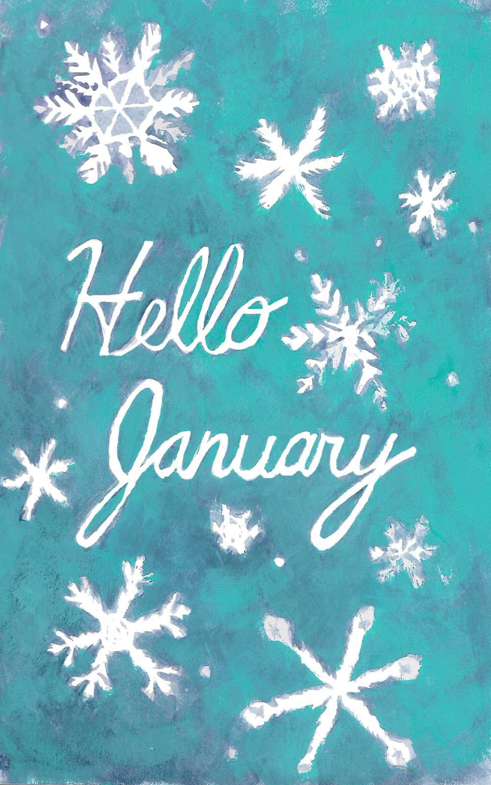 Welcome January With Joy Background