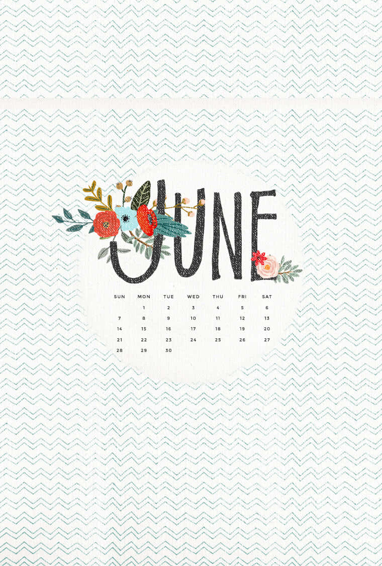 Welcome June With Open Arms Background