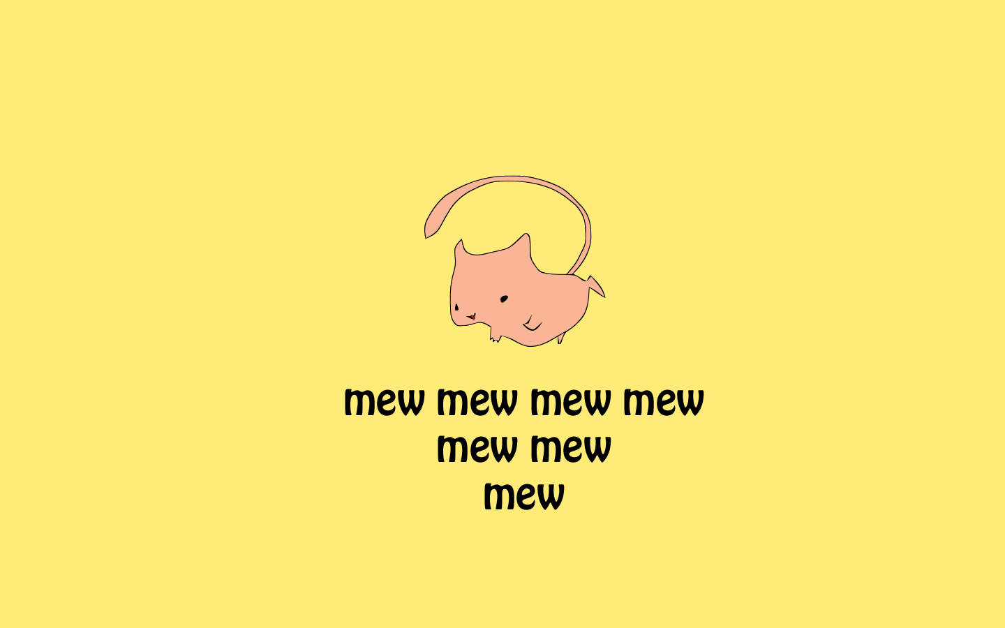 Welcome Our Little Friend Mew! Background