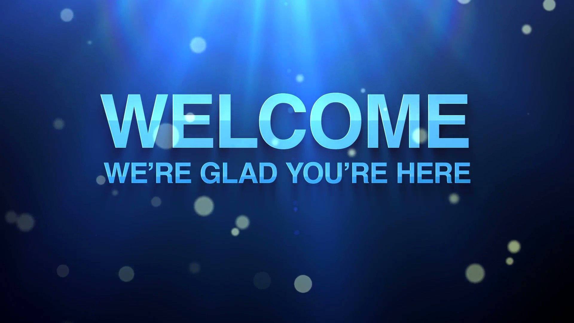 Welcome Quote Blue Aesthetic