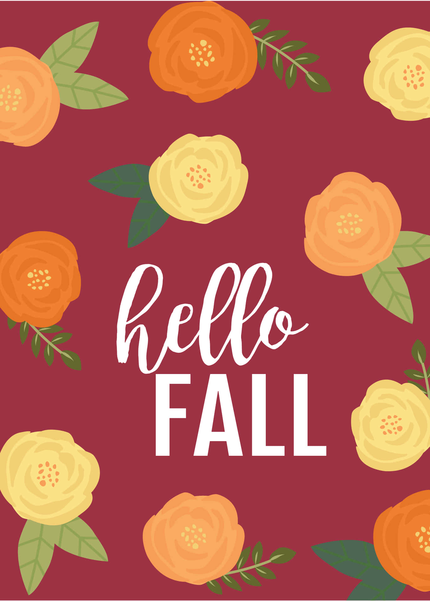 Welcome The Fall Season With A Stunning, Sun-filled View Background