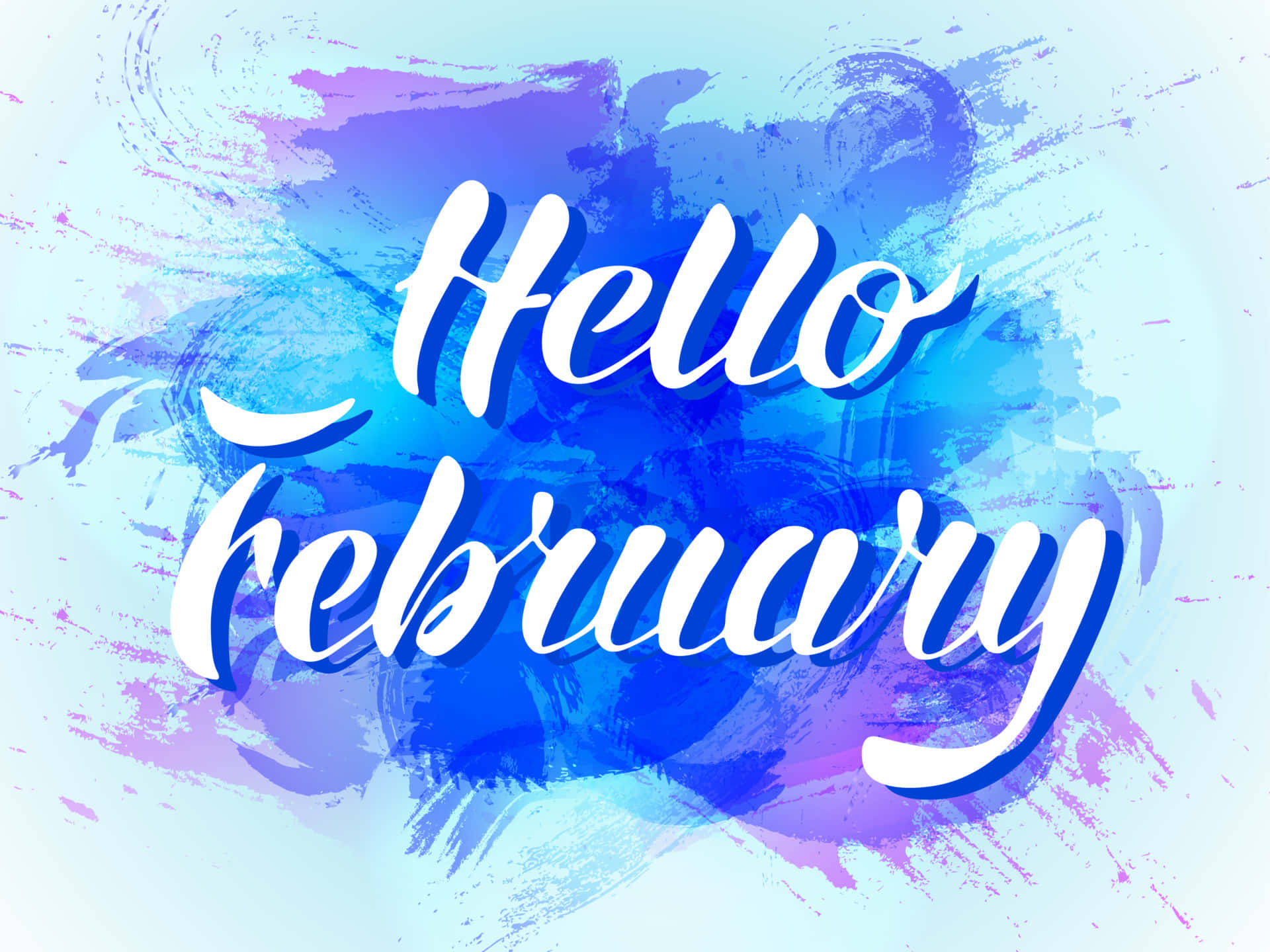 Welcome The Month Of February With A Celebration 🥳 Background