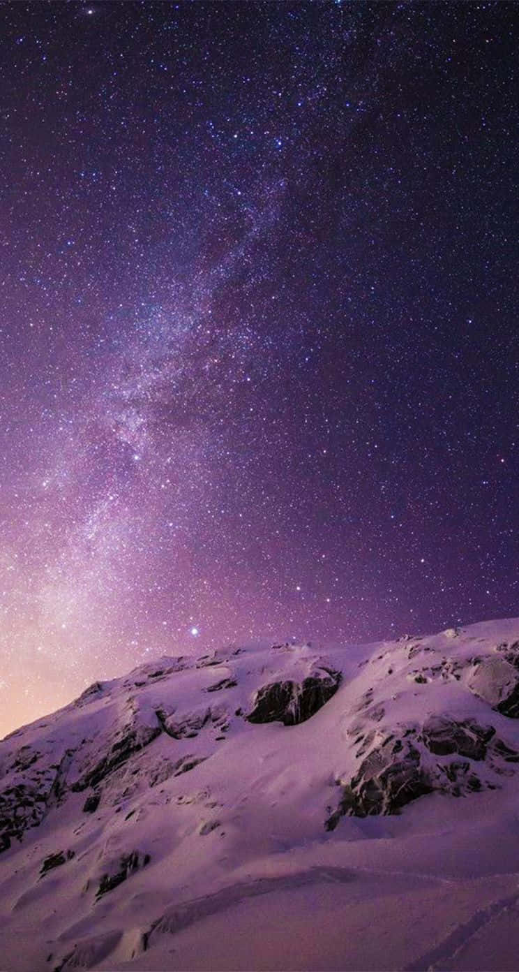 Welcome To An Idyllic Winter Landscape Background