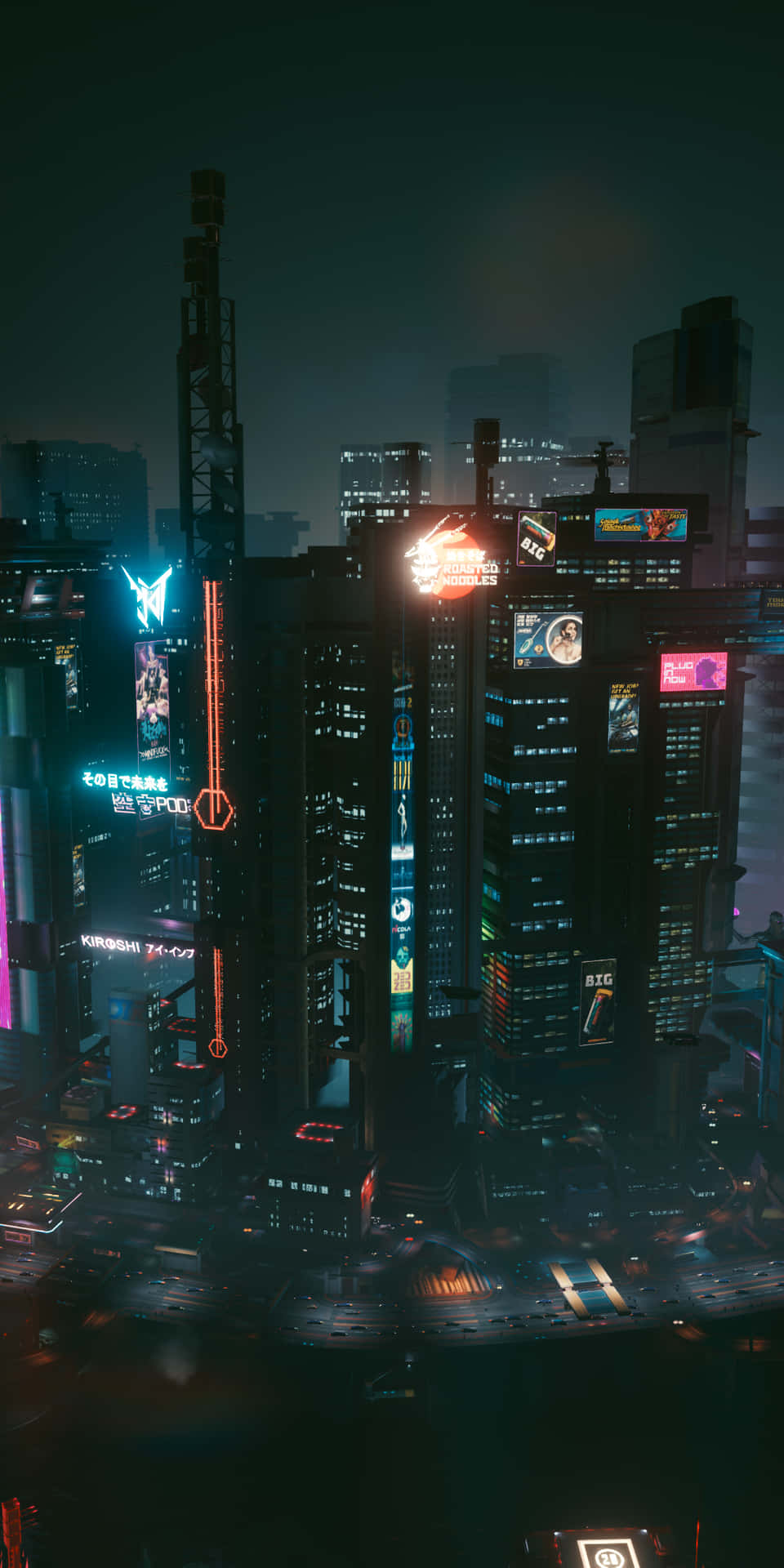 Welcome To Cyberpunk Night City, A Bustling Cityscape Of Sci-fi Adventure And Excitement. Background