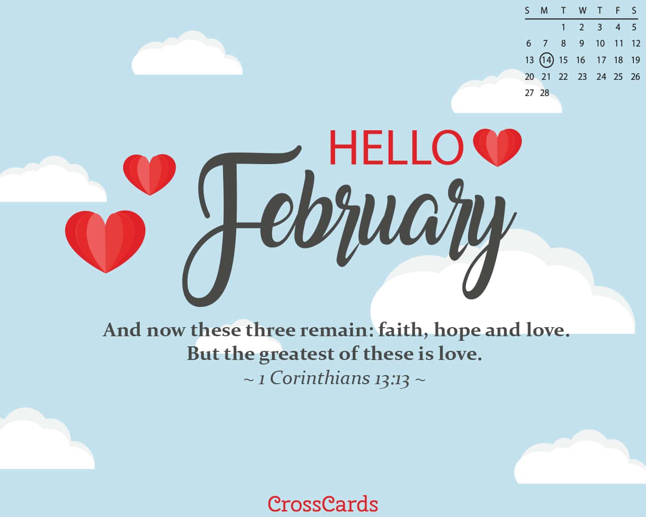 “welcome To February With Wonderful Surprises” Background