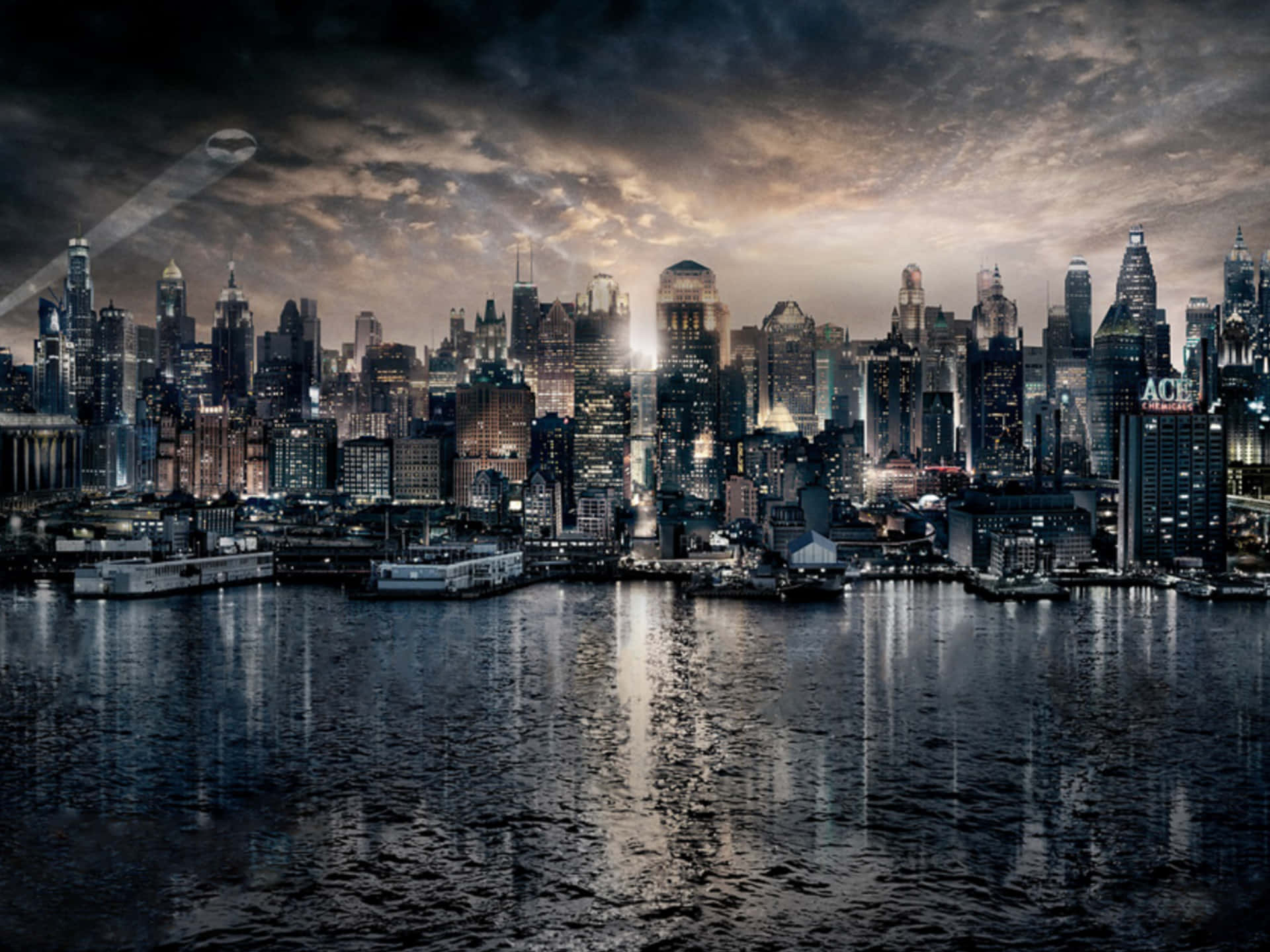 Welcome To Gotham City, The Greatest City In The World Background