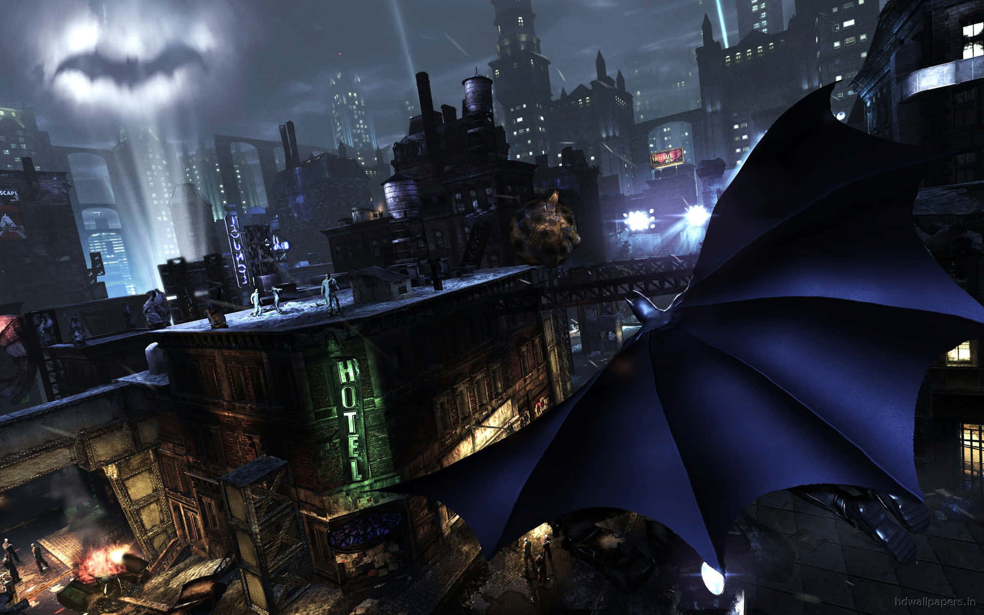 Welcome To Gotham City - Where Heroes And Villains Thrive Background