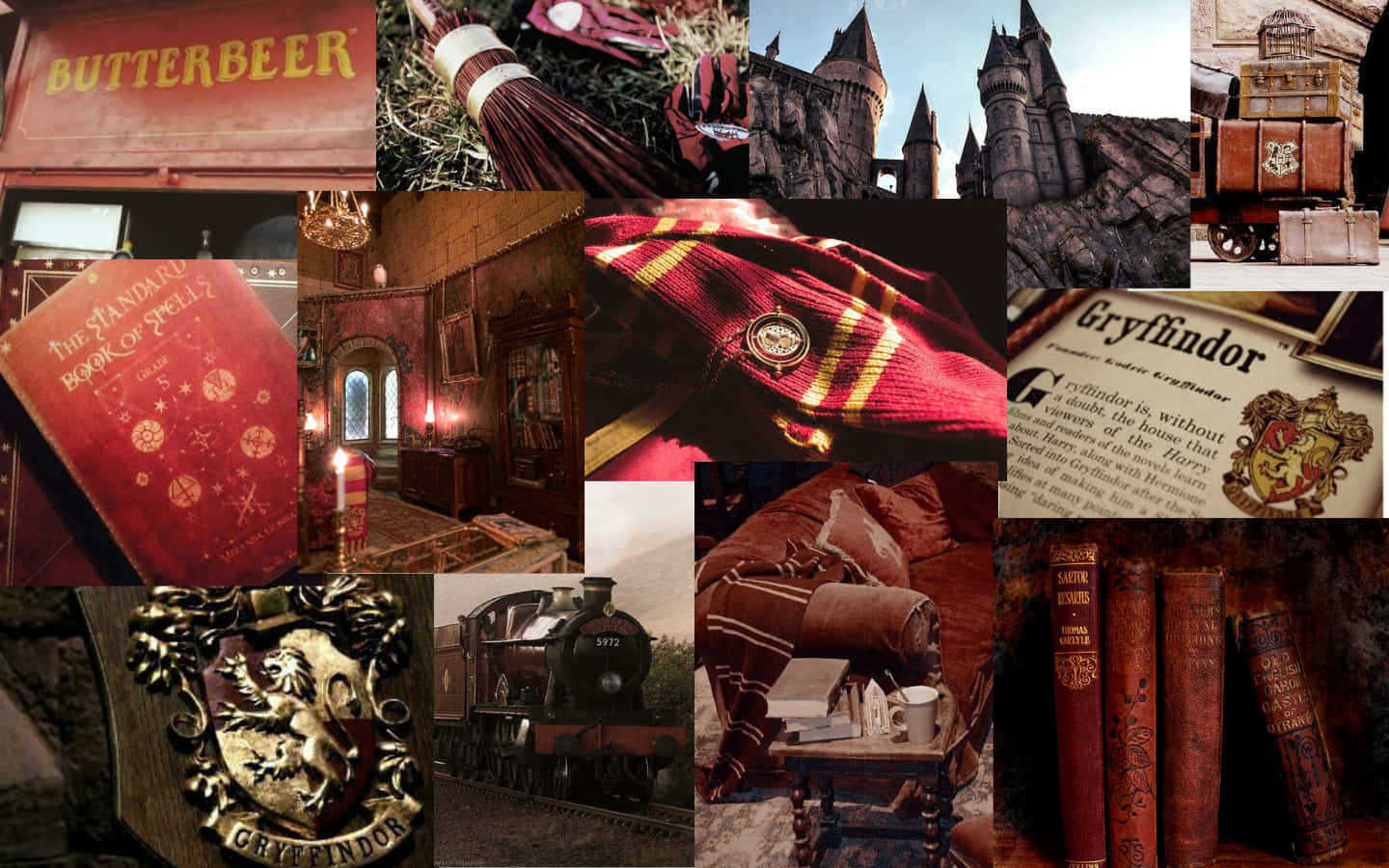 Welcome To Gryffindor Aesthetic Background