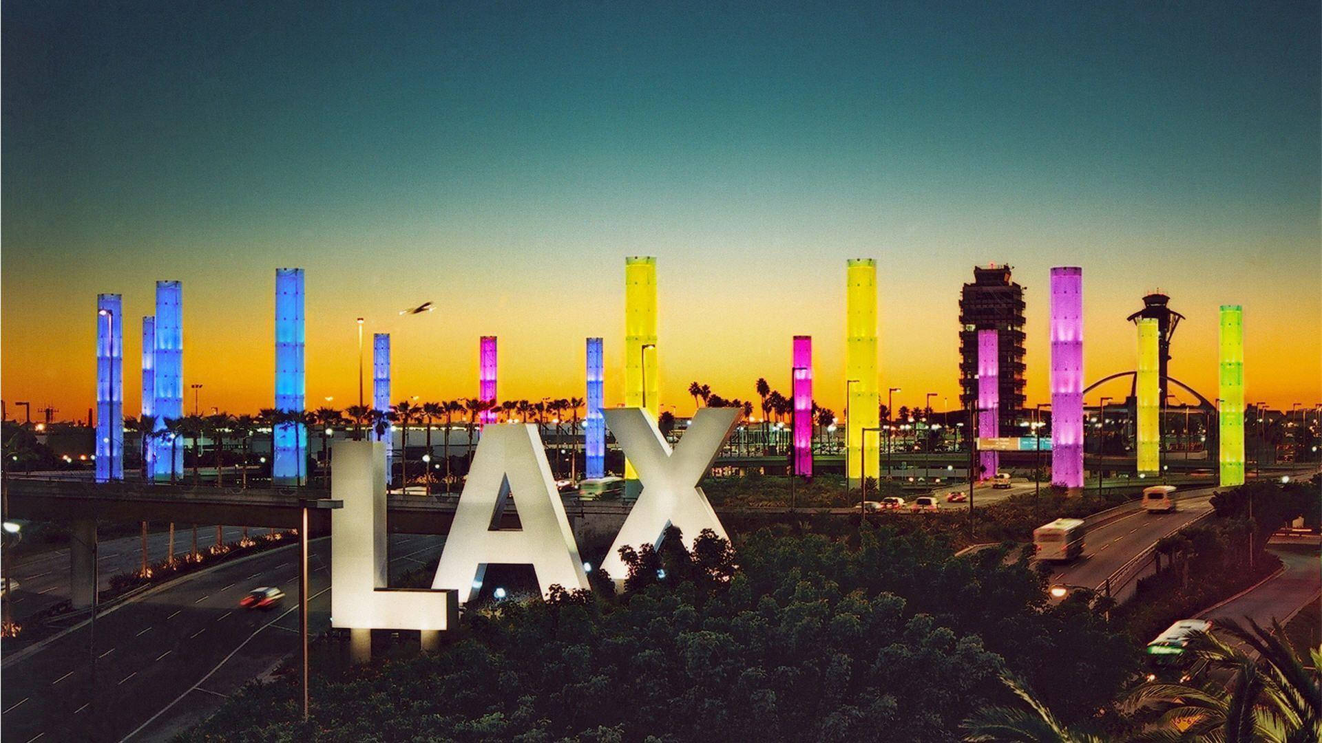 Welcome To Los Angeles International Airport Background