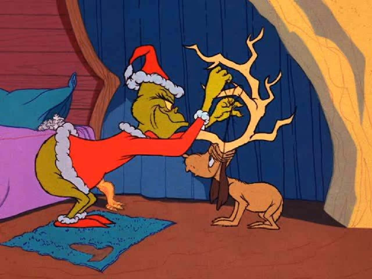 Welcome To The Colorful And Joyful Town Of Whoville Background
