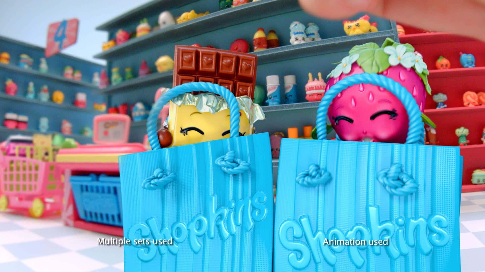 Welcome To The Fabulous World Of Shopkins Background