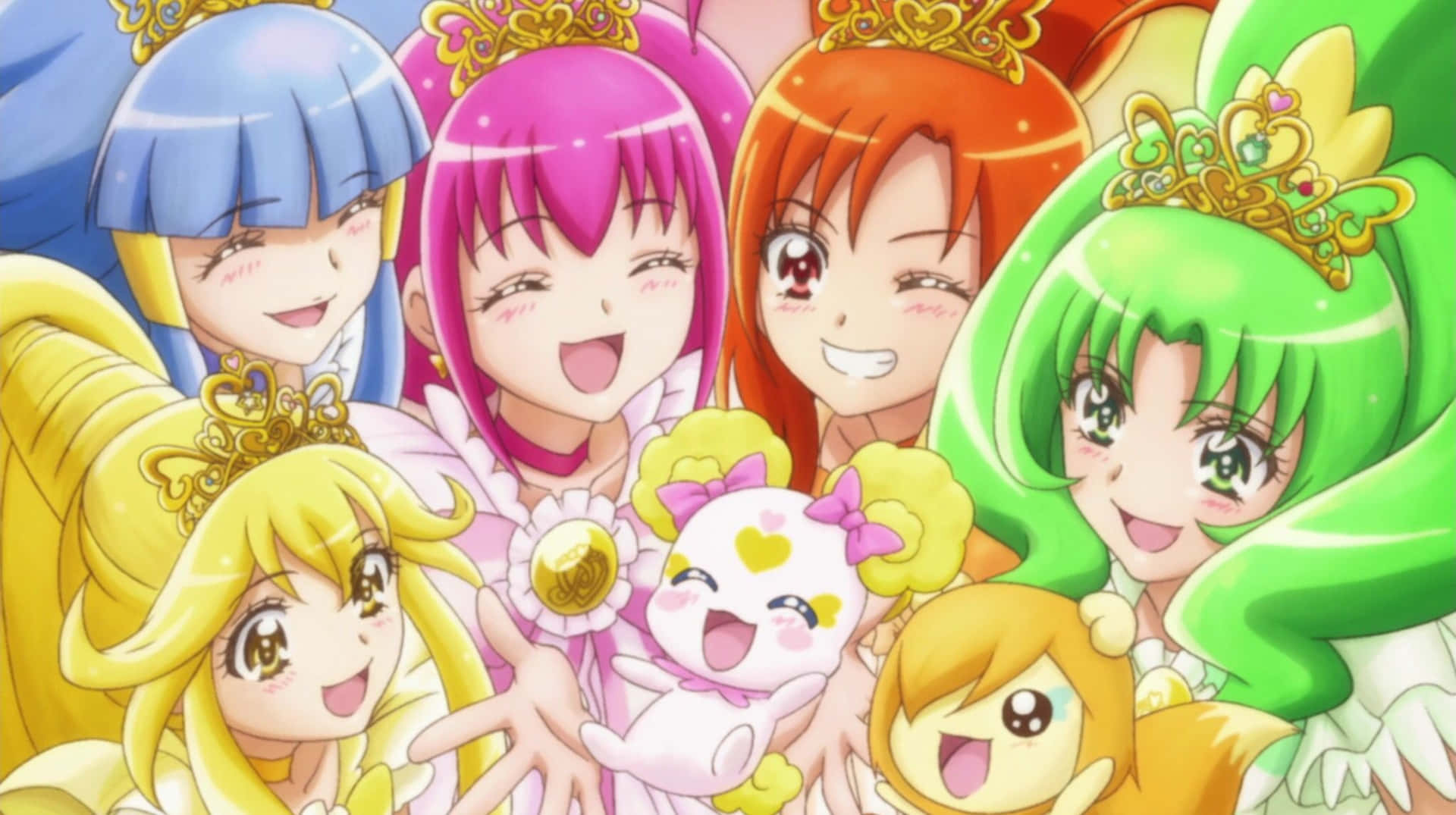 Welcome To The Glitter Force, The Squad Of Magical Girls That Protect The World From Evil! Background