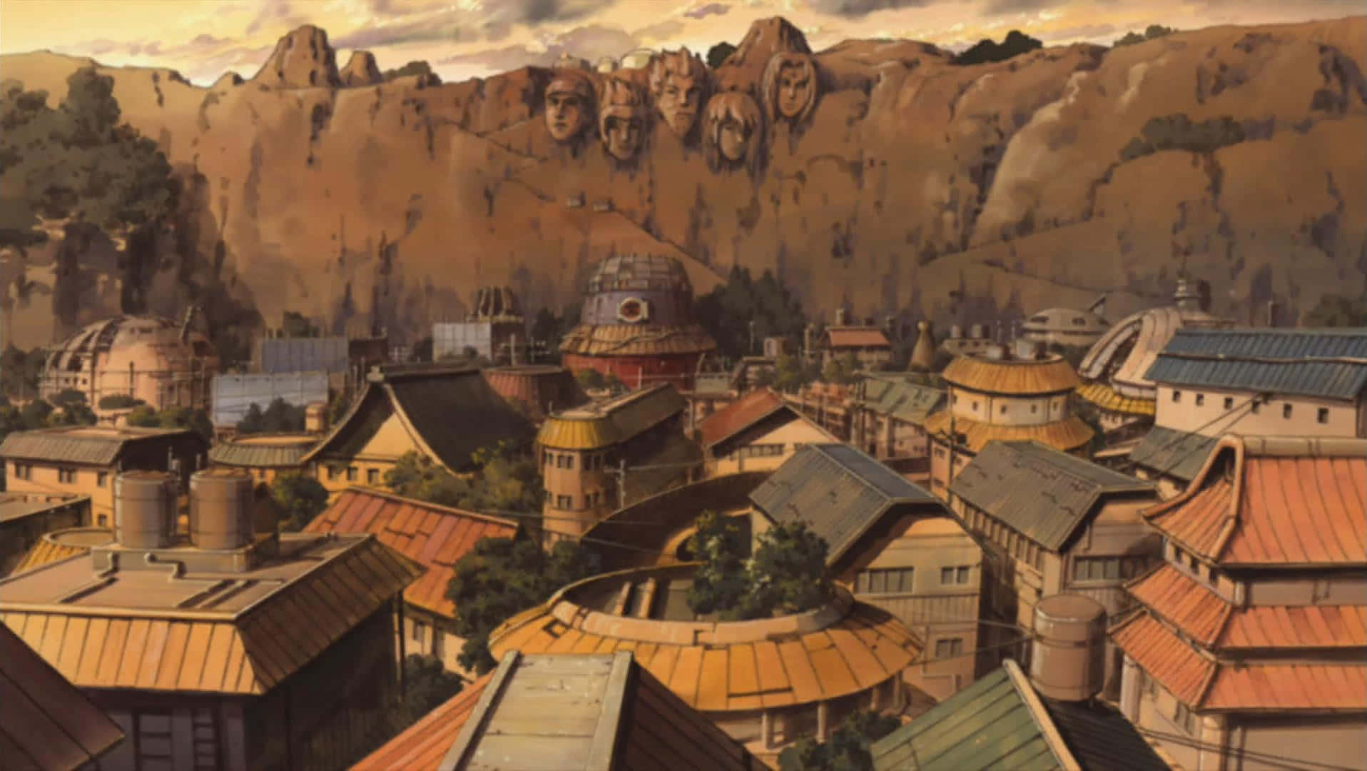 Welcome To The Hidden Leaf Village Of Konoha Background