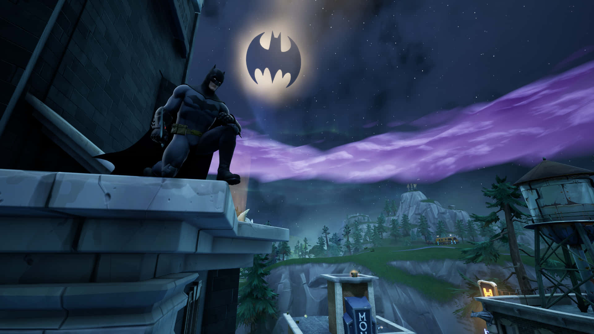 Welcome To The Iconic Skyline Of Gotham City Background