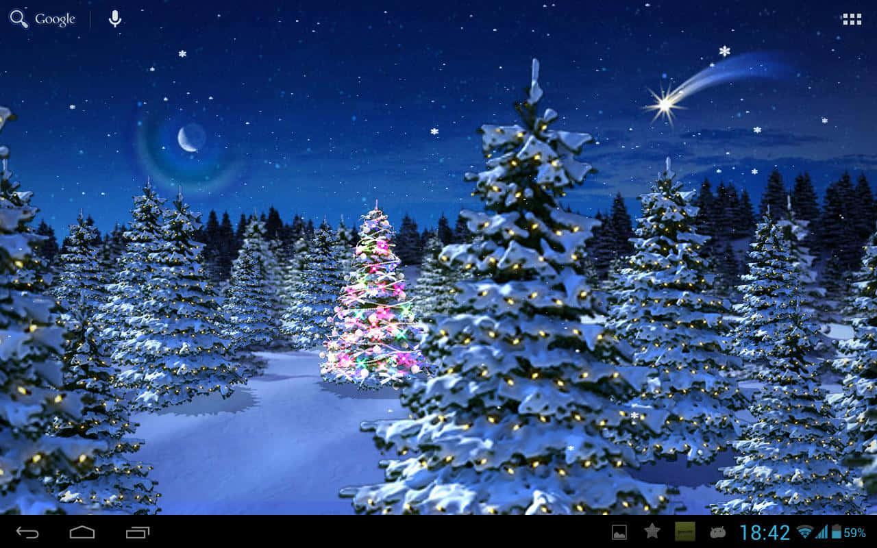 Welcome To The Magical Christmas Winter Wonderland! Background