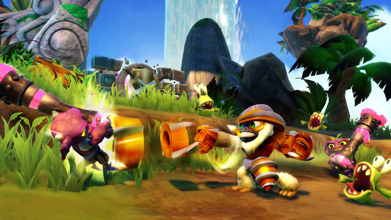 “welcome To The Magical World Of Skylanders!” Background