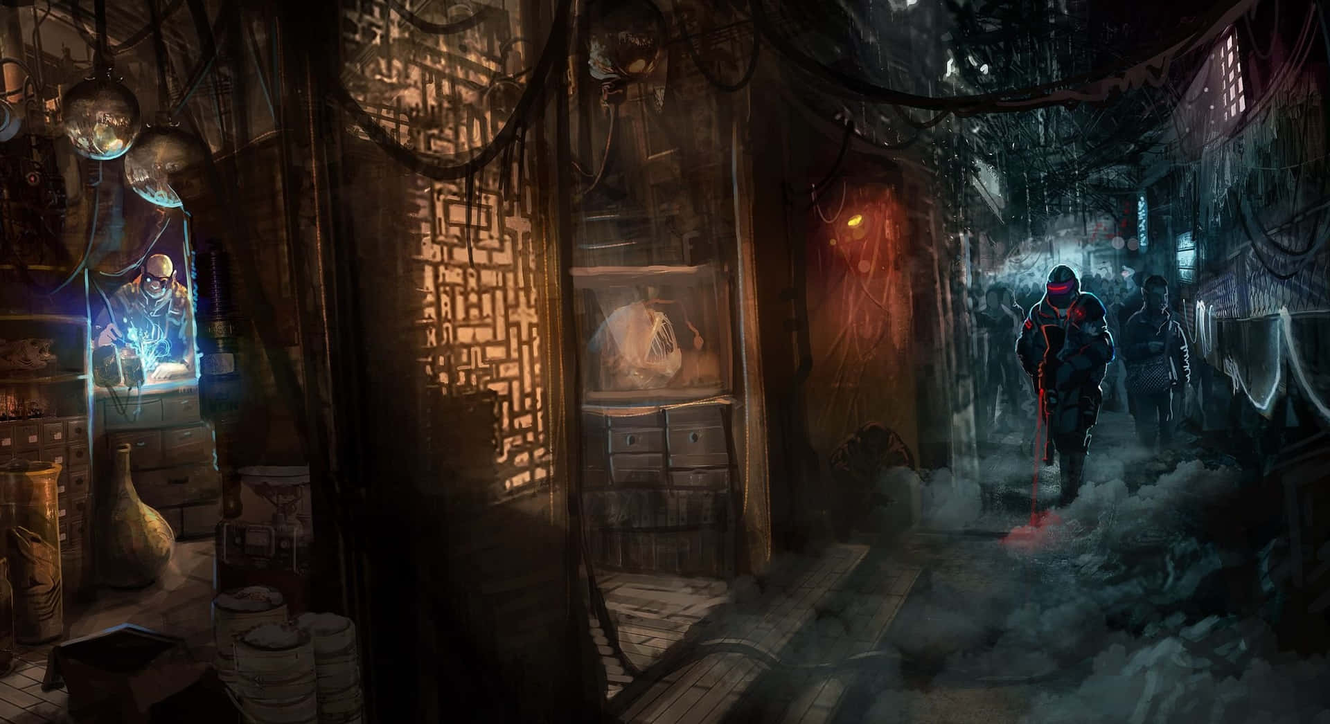 Welcome To The Techno-fantasy World Of Shadowrun Background