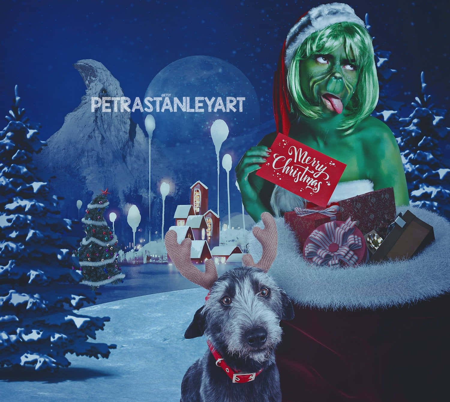 Welcome To The Whimsical Town Of Whoville Background