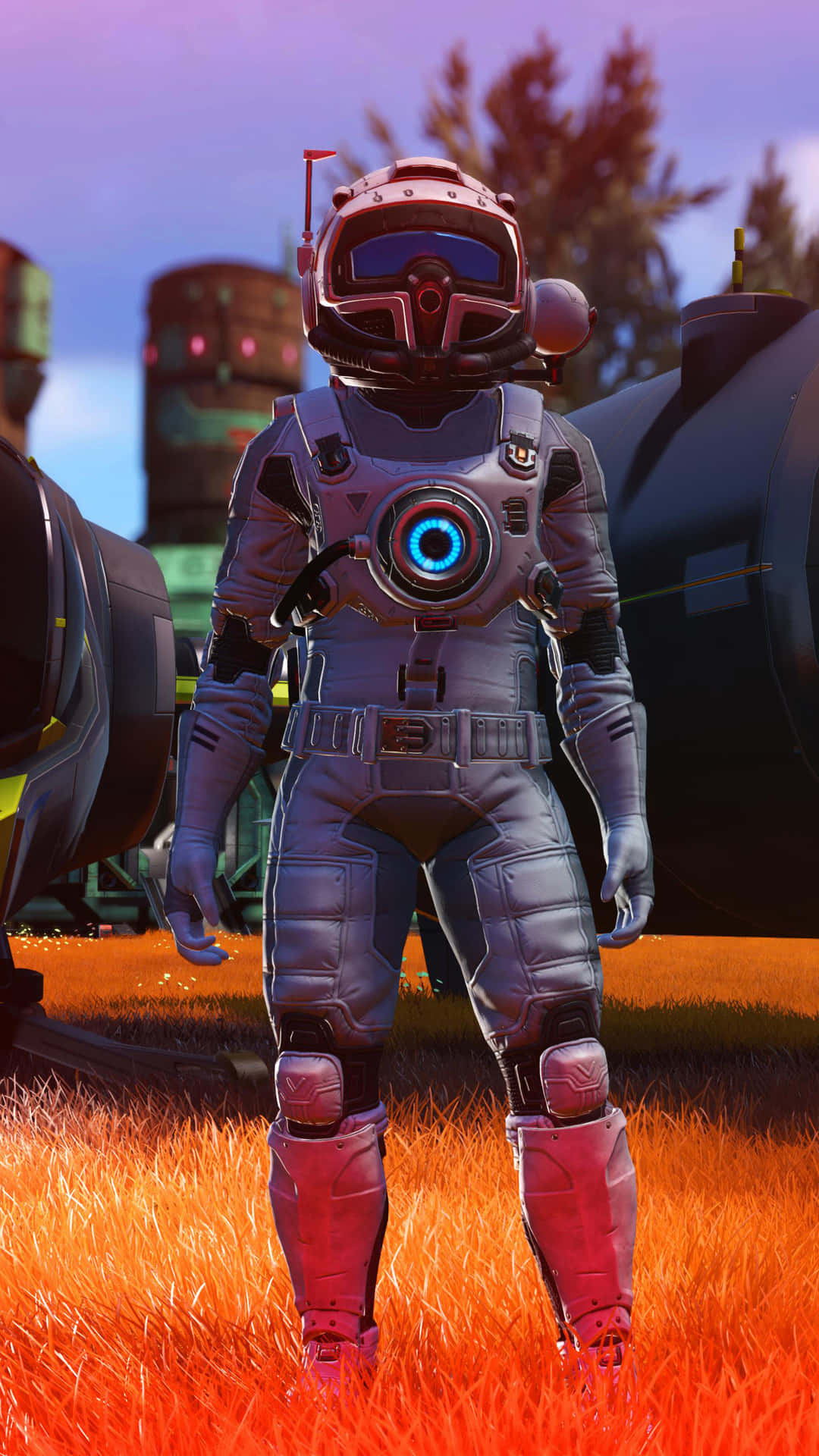 Welcome To The World Of Exploration In No Man’s Sky Background