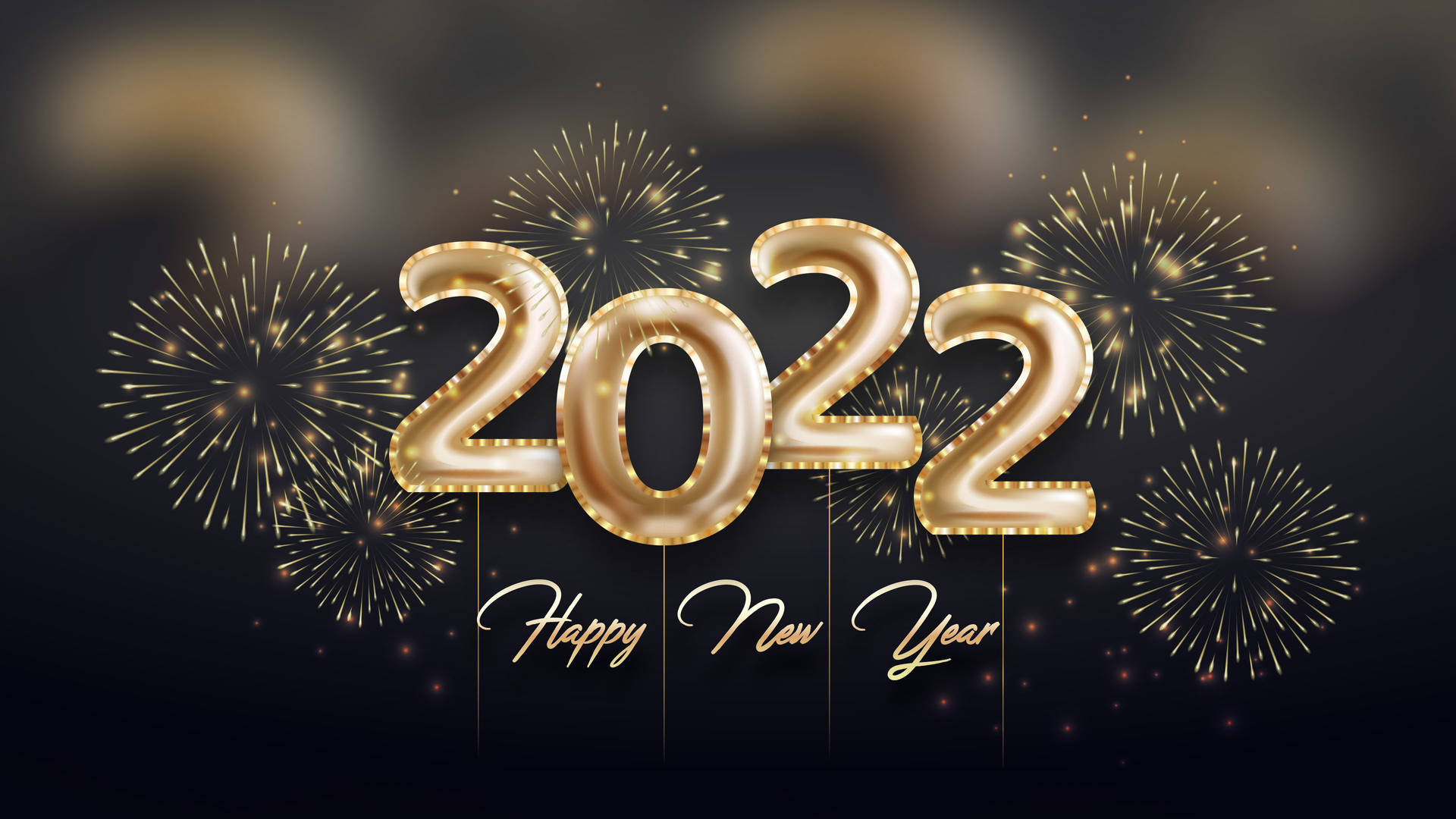 Welcoming 2022 With Joy And Bliss Background