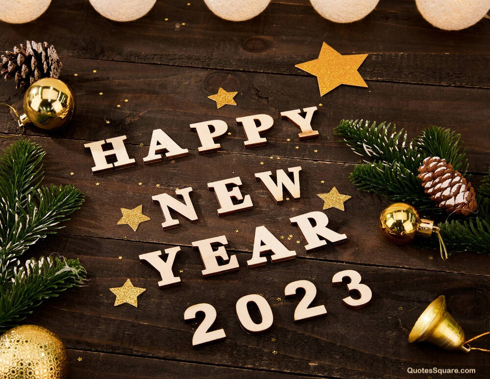 Welcoming 2023: A New Year Celebration Background