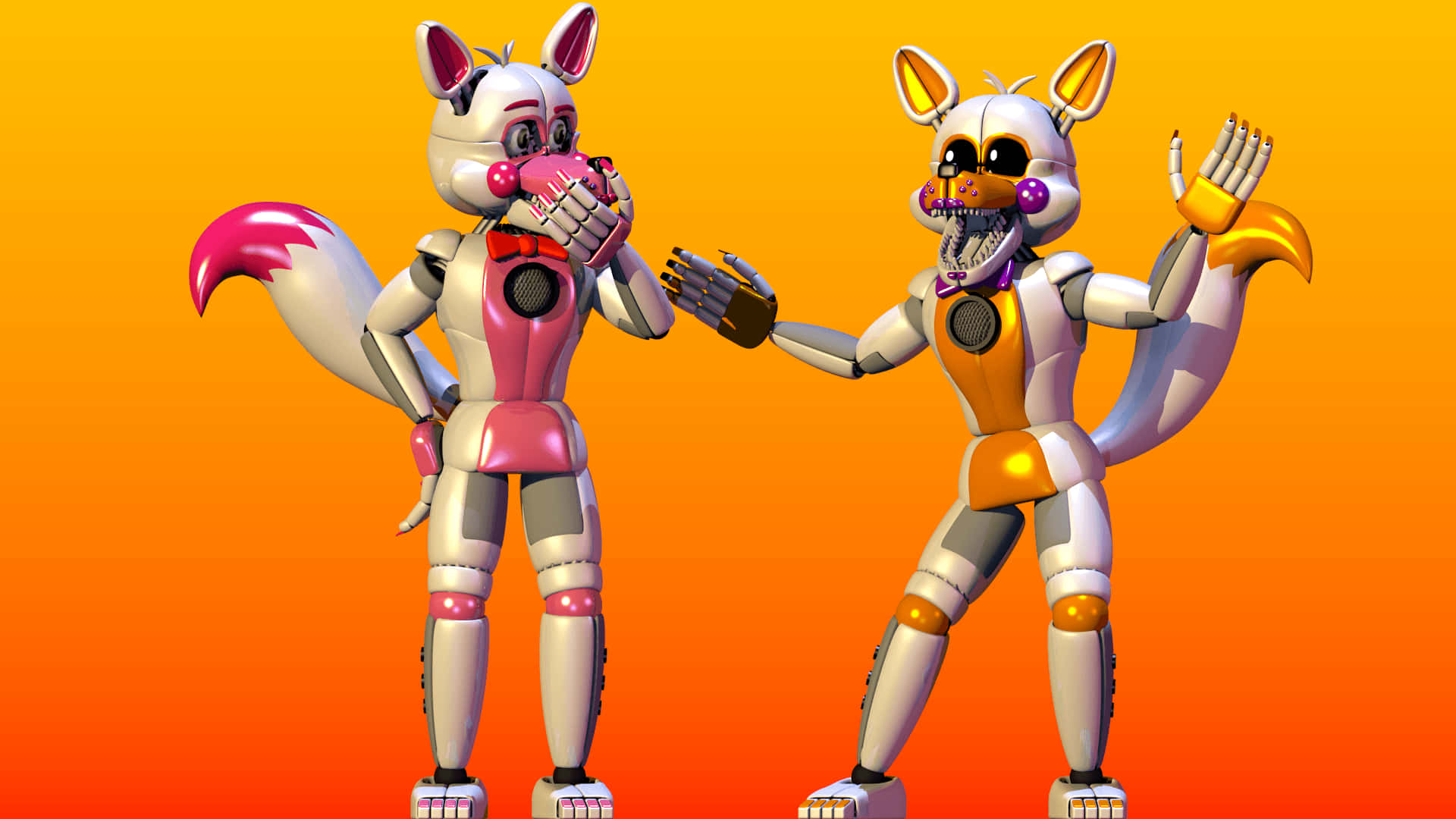 Welcoming Lolbit To Your Space Background