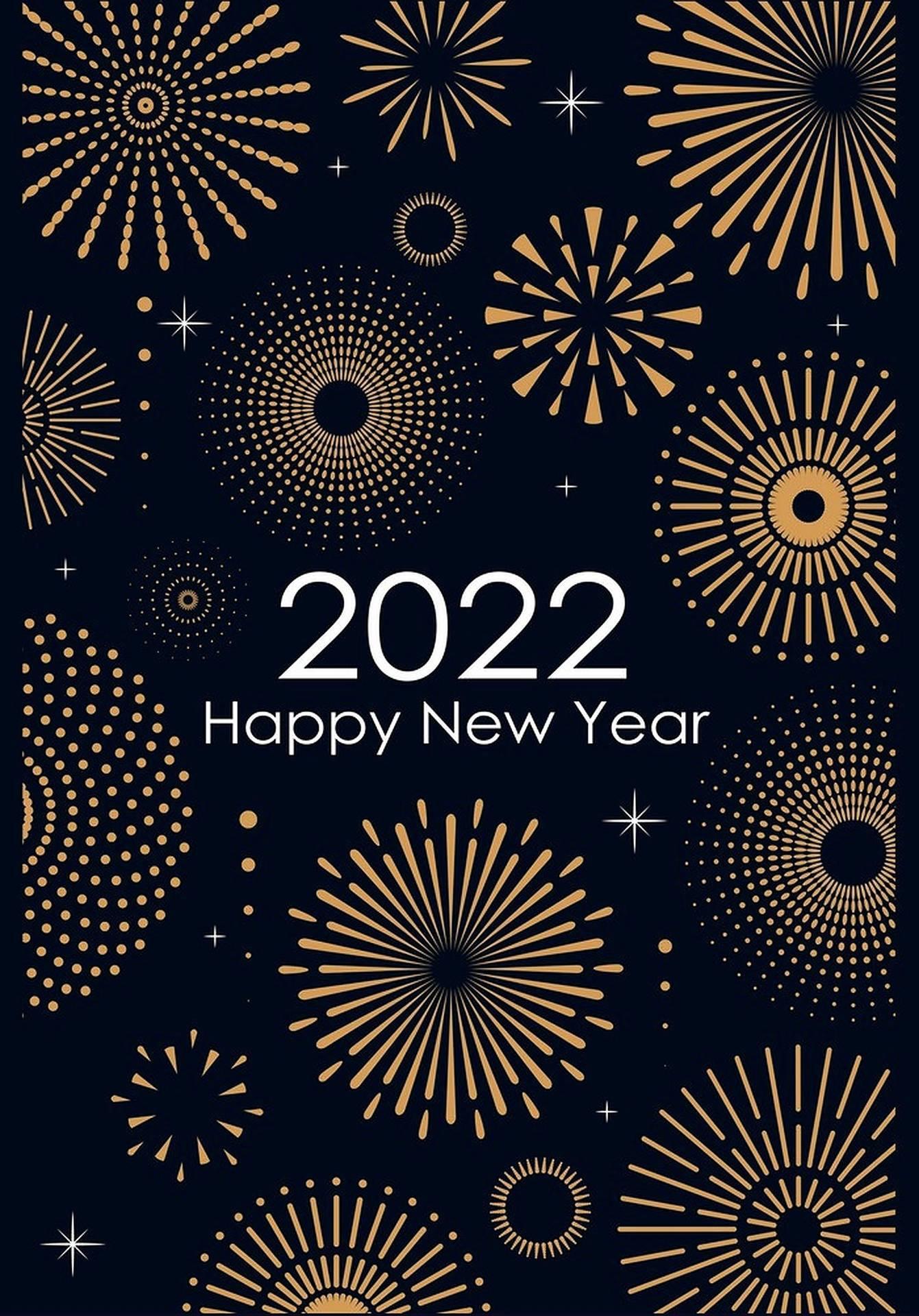 Welcoming New Year 2022 With A Bang! Background