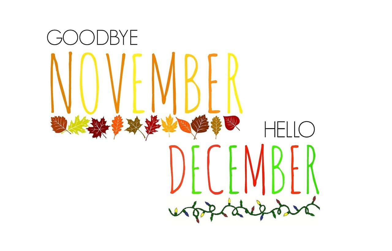 Welcoming The Start Of December Background