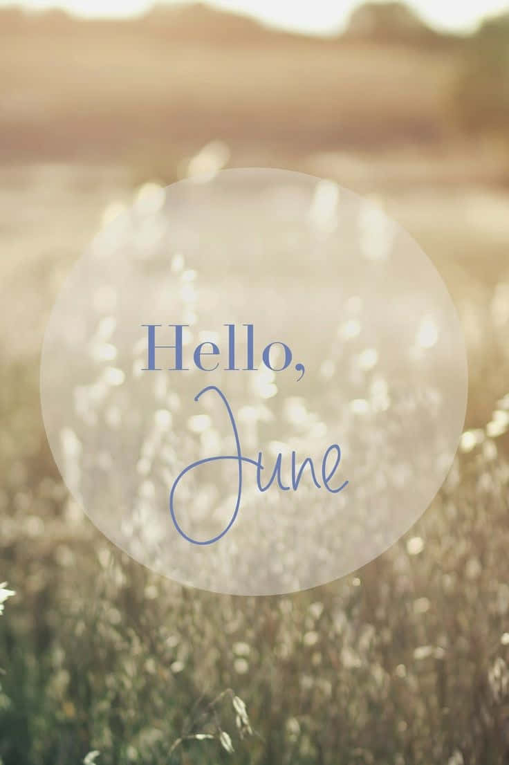 Welcoming The Warmth - Hello June Background