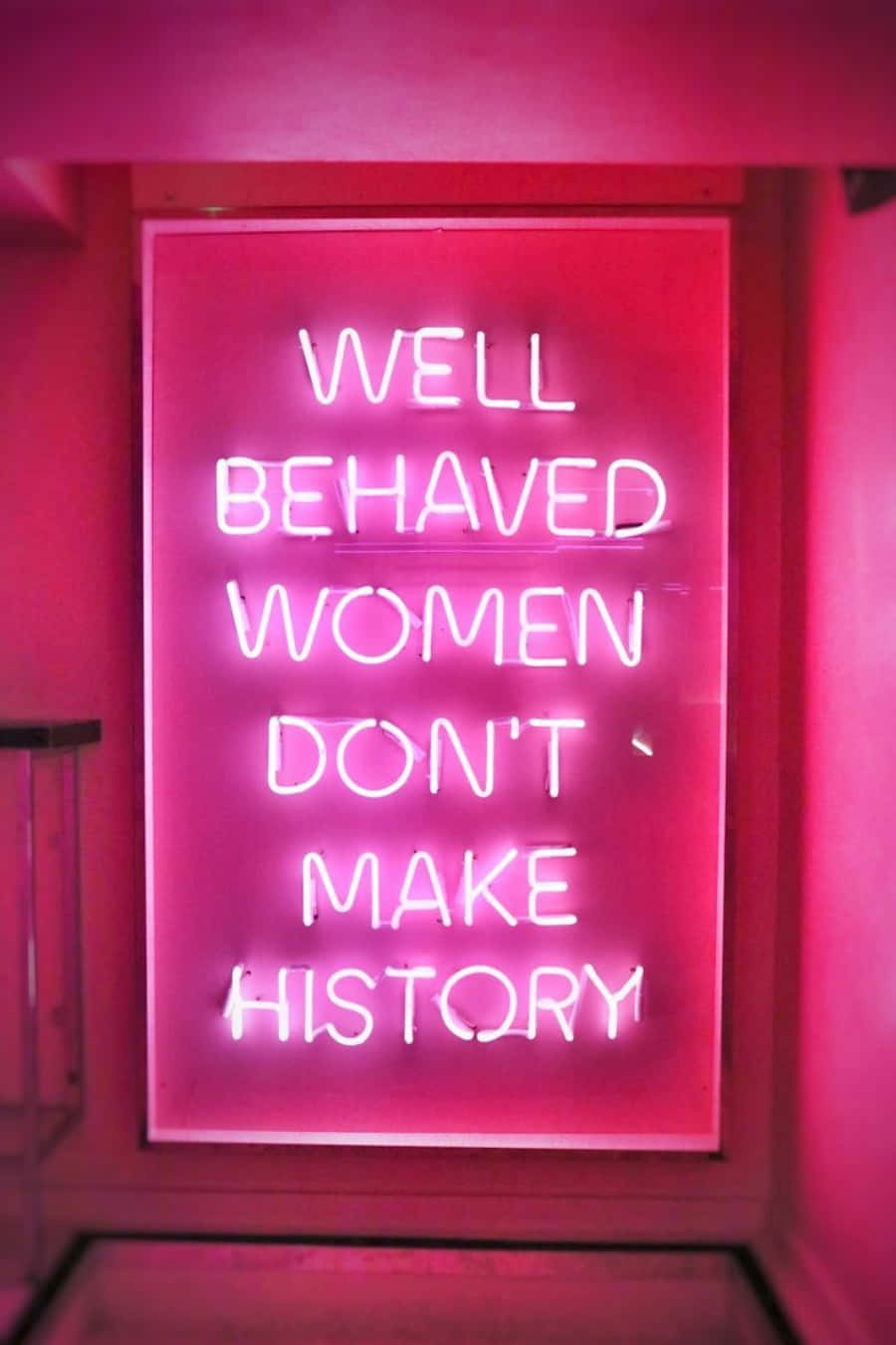 Well Behaved Women Don't Make History Background