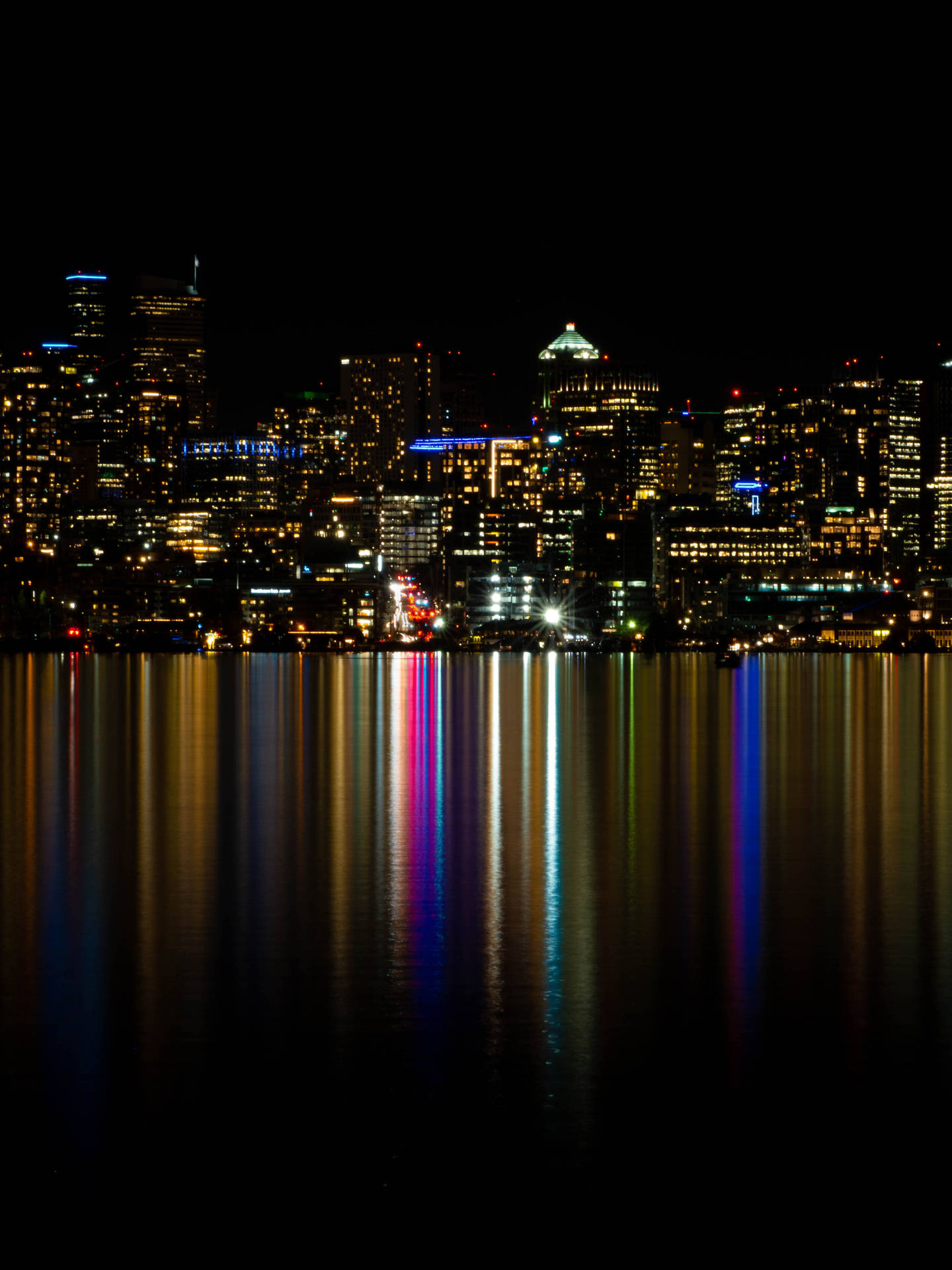 Wellington Night Seattle Skyline