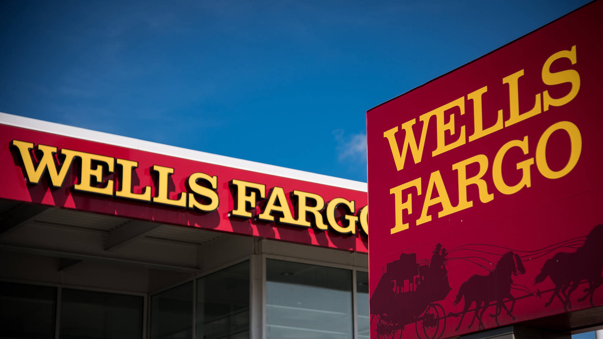 Wells Fargo Signs Background