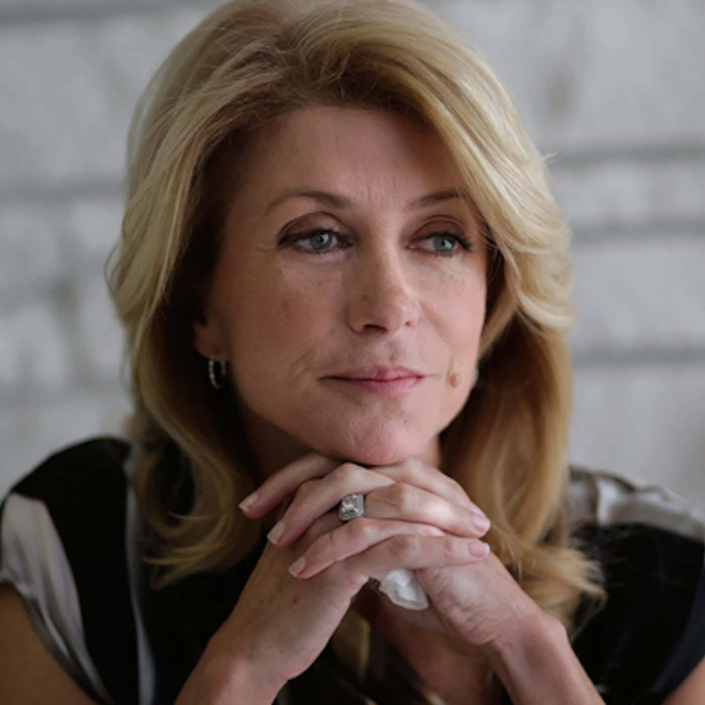Wendy Davis Looking Thoughtful Background