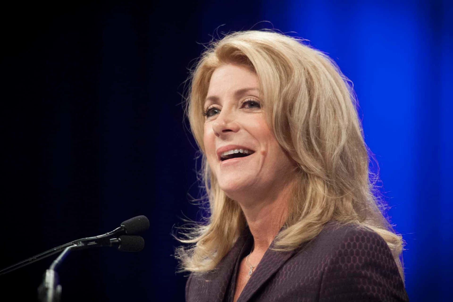 Wendy Davis Smiles Background