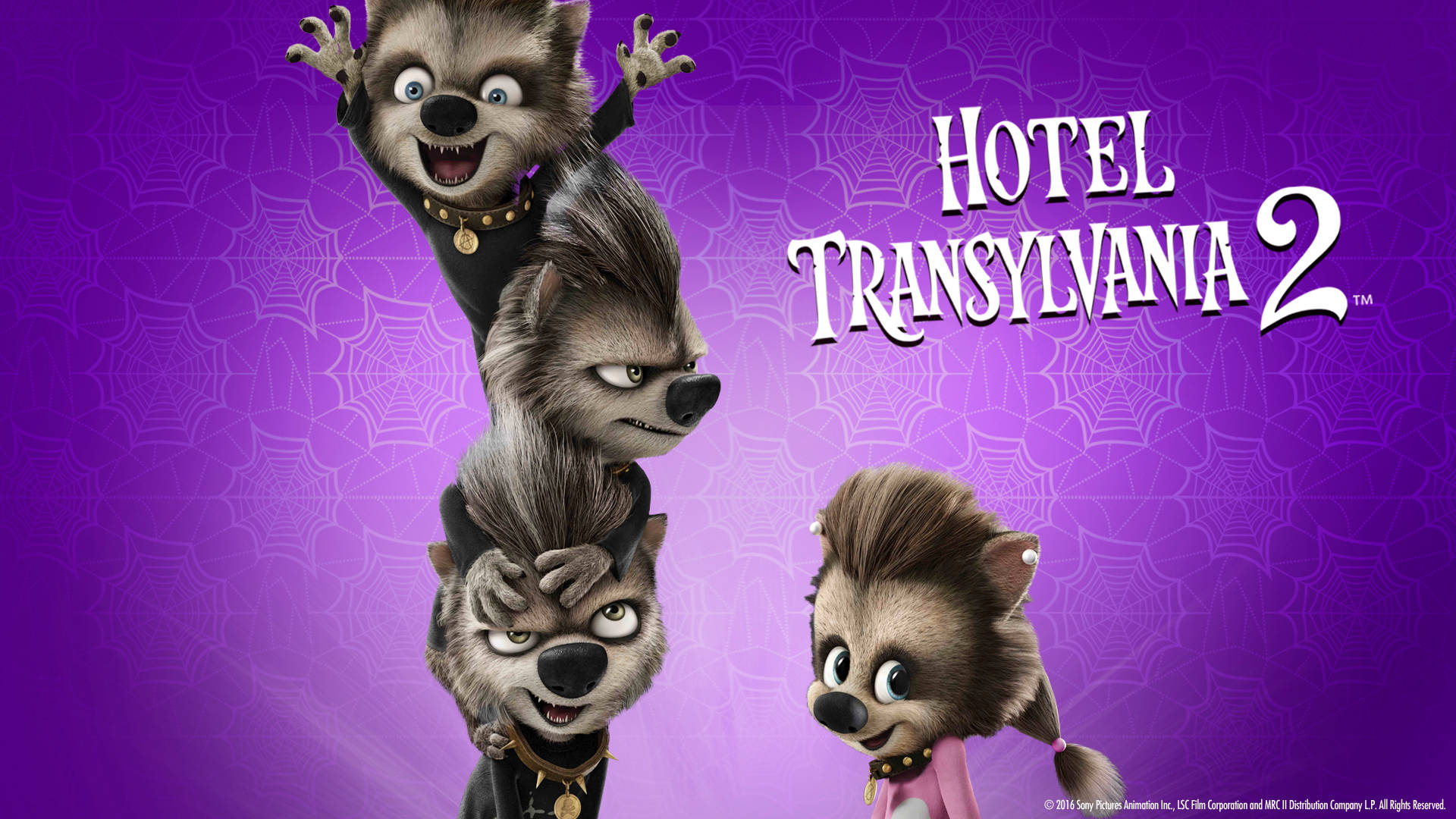 Werewolf Pups From Hotel Transylvania 2 Background