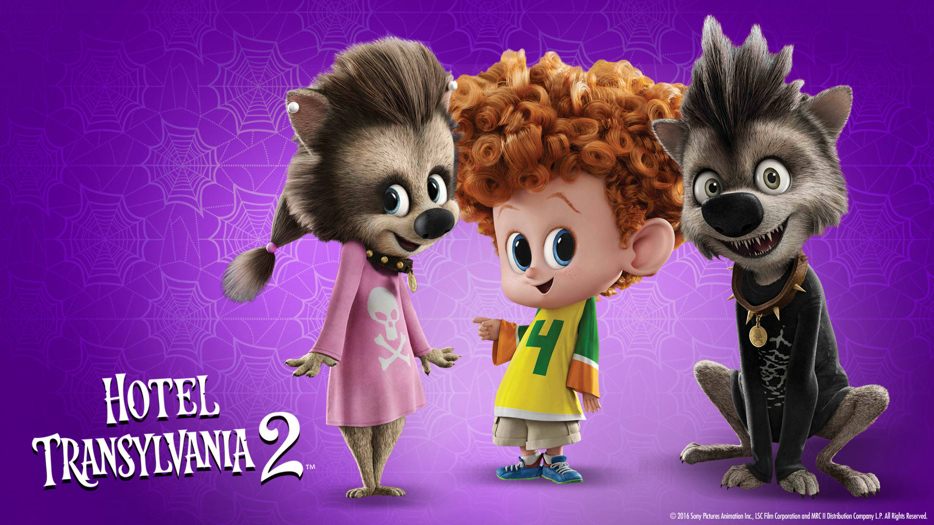 Werewolf Pups With Dennis From Hotel Transylvania 2 Background